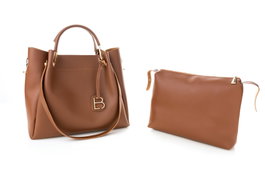Lucky Bees Bandolera Tan